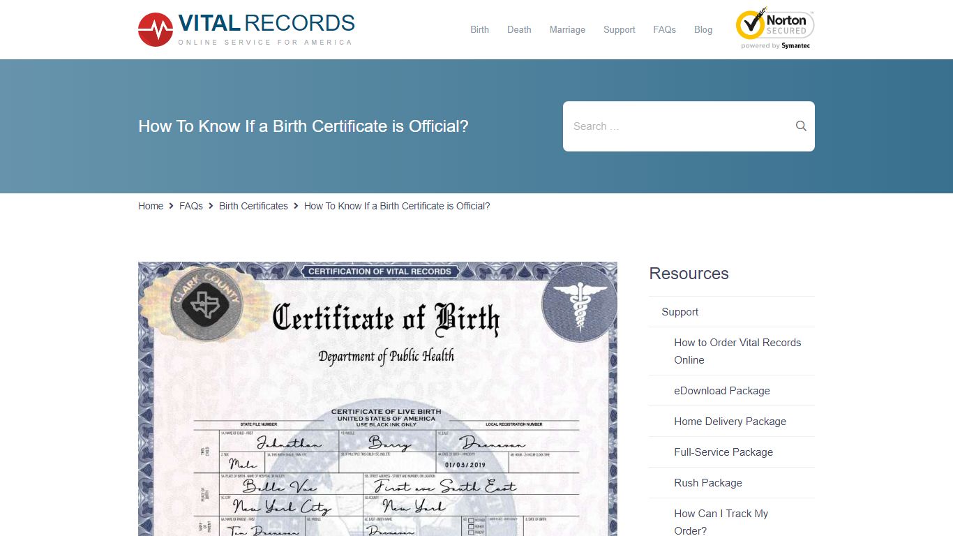 How To Know If a Birth Certificate is Official?